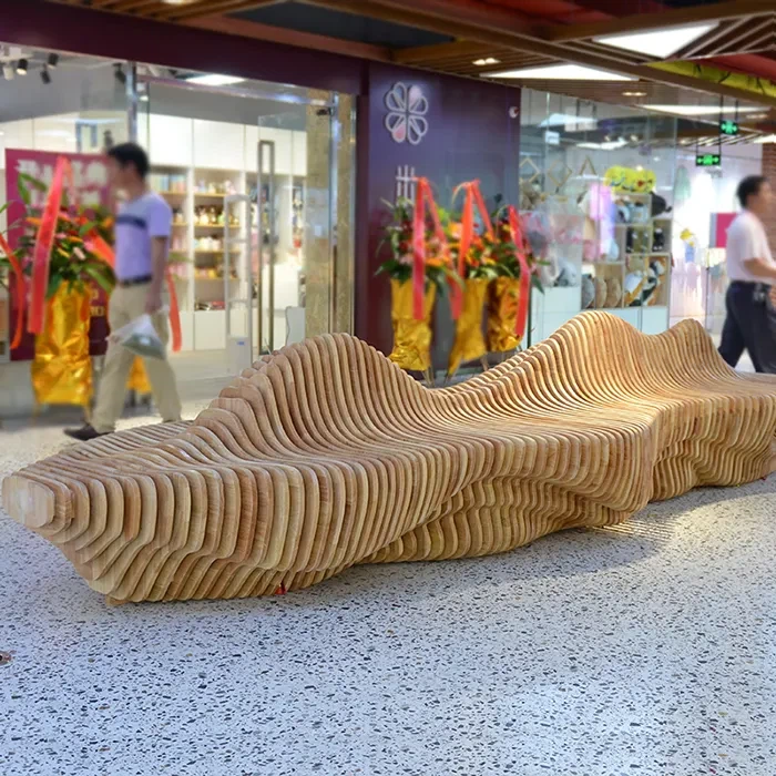 حجم مخصص الديكور على شكل موجة كرسي كومرسينال الفاخرة عالية الجودة الديكور مقعد الجمهور كرسي